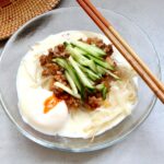 肉味噌豆乳そうめん